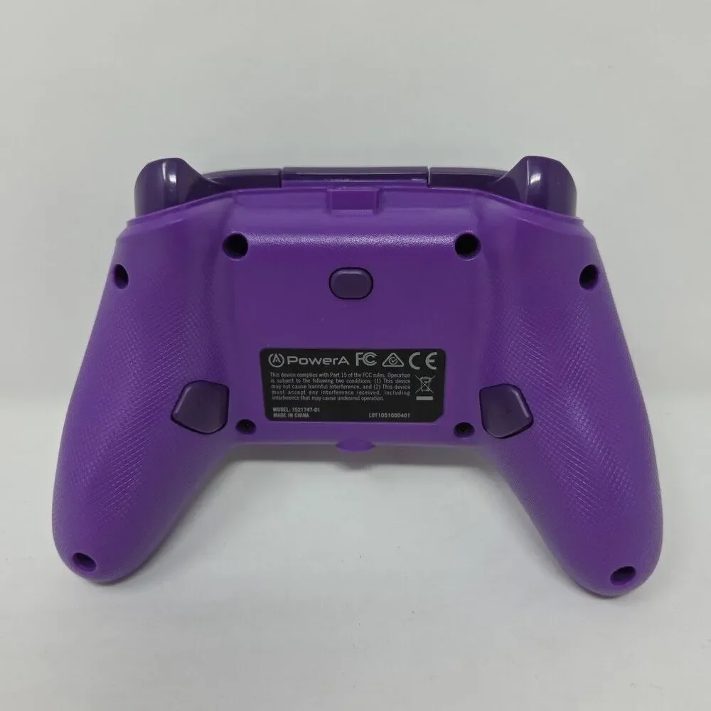 Xbox One Series S|X Wired PowerA Enhanced Controller Purple No Cord - UNTESTED